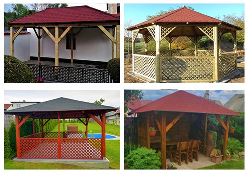 Holz pavillon Direkt aus polnischer Qualität von großer Qualität